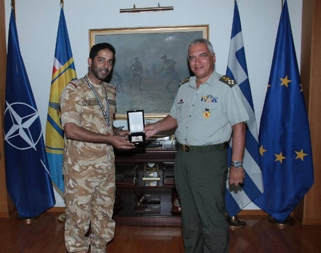 Αντιπροσωπεία αξιωματικών του Κατάρ στο ΓΕΕΘΑ