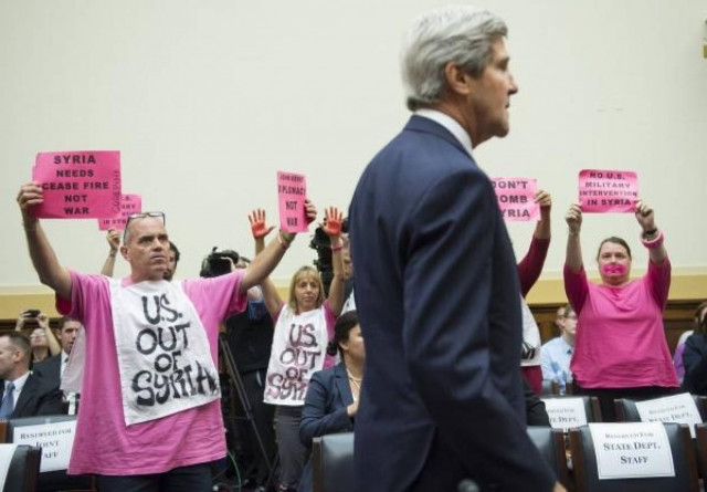 ΗΠΑ: Αντιπολεμική διαδήλωση σε ένδειξη διαμαρτυρίας για τη Συρία