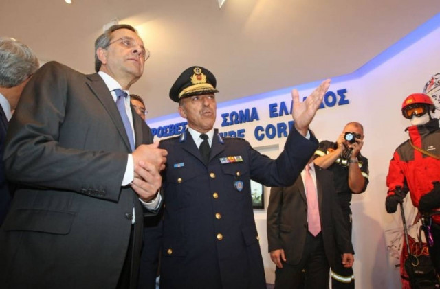 Περίπτερα της 78ης ΔΕΘ επισκέφθηκε ο πρωθυπουργός Αντώνης Σαμαράς