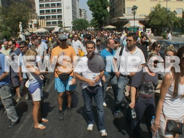 Πορεία διαμαρτυρίας των δημοτικών αστυνομικών (pics)