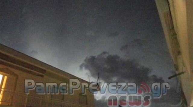 Ξαφνικό μπουρίνι «χτύπησε» την Πρέβεζα