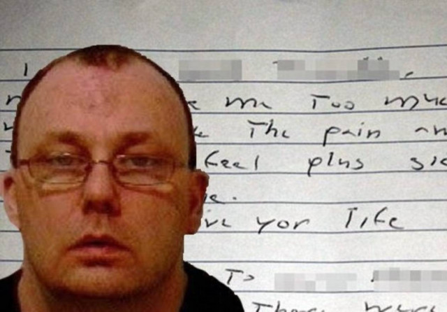 Παιδεραστής κατά συρροή έγραψε γράμμα στο θύμα του