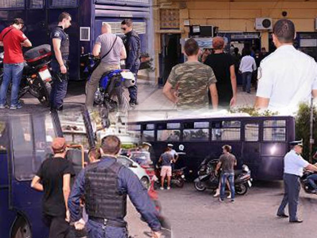 Βίντεο και φωτογραφίες από την αστυνομική επιχείρηση στο Πέραμα