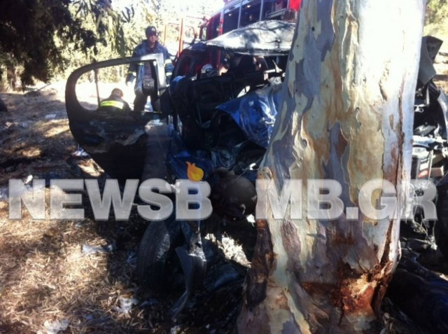 Σοβαρό τροχαίο στην Καισαριανή (pics+video)