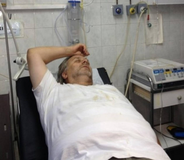 Άγριος ξυλοδαρμός δημοσιογράφου στην Εύβοια (pics)