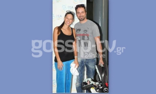 Γιώργος Λιανός-Ανθή Ανδροτσάκη: Επέστρεψαν στο σπίτι με τον γιο τους