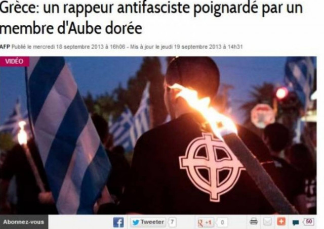 «La Libre Belgique» για τη δολοφονία του Παύλου Φύσσα