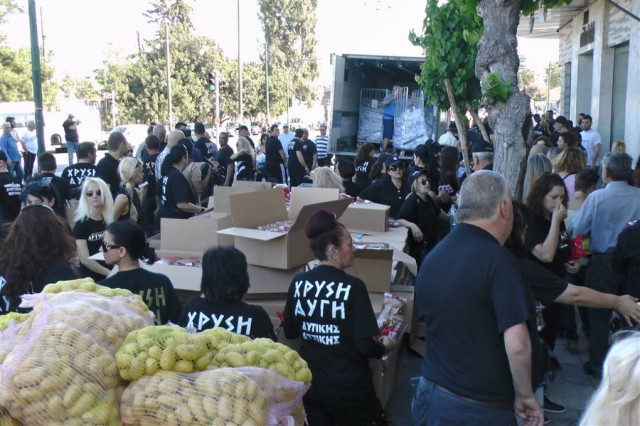 «Δεν θέλουμε ούτε φαγητό ούτε νερό απο χέρι χρυσαυγίτη»
