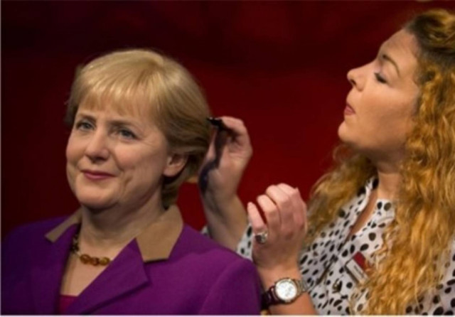 Κέρινο ομοίωμα στο Μαντάμ Τυσώ του Βερολίνου η Μέρκελ