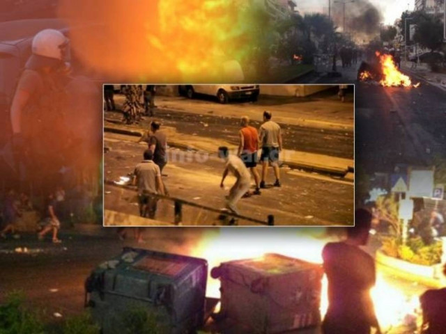 Έρευνα της ΕΛ.ΑΣ. για τους αγνώστους που πετούσαν πέτρες σε διαδηλωτές