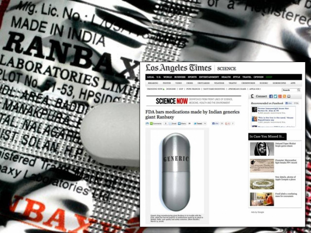 Οι ΗΠΑ απαγορεύουν τα ινδικά γενόσημα της Ranbaxy