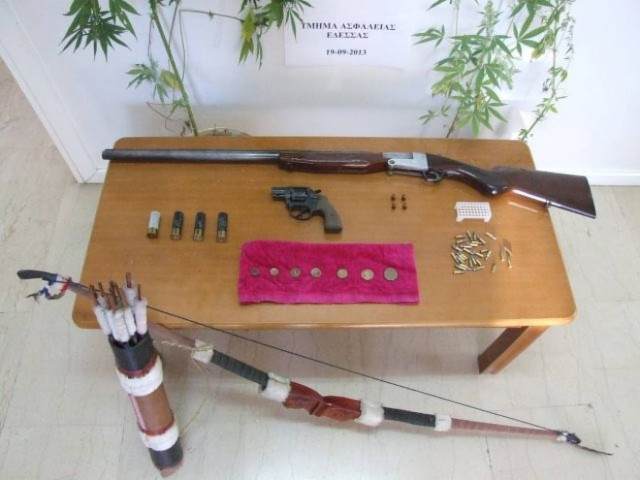 Κατασχέθηκαν αρχαία και ναρκωτικά στην Εδεσσα