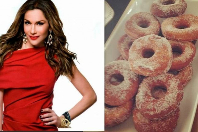 Η Δέσποινα Βανδή έφτιαξε ντόνατς για τα παιδιά της