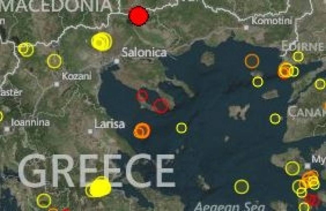 Σεισμός στο Σιδηρόκαστρο Σερρών