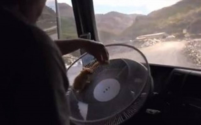 Βίντεο: Χάμστερ «οδηγεί» νταλίκα