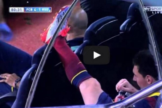 Η… αγένεια του Μέσι (video)