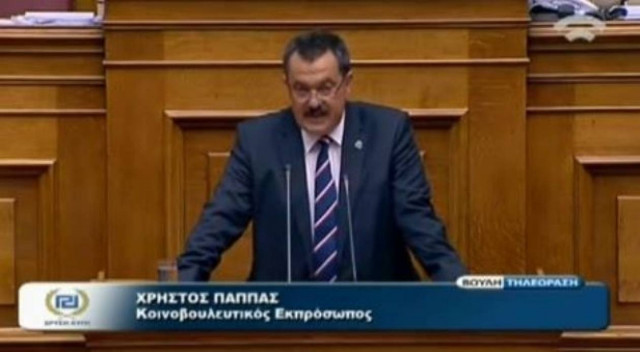 Χρ. Παππάς: Κάτω τα χέρια από Στρατό και Αστυνομία (video)