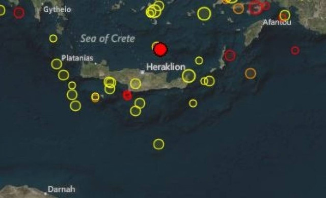 Σεισμός στην Κρήτη