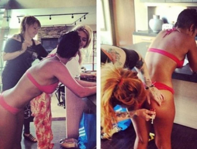 Ποια star δημοσίευσε φωτογραφία της την ώρα που... «τρυπιέται»;