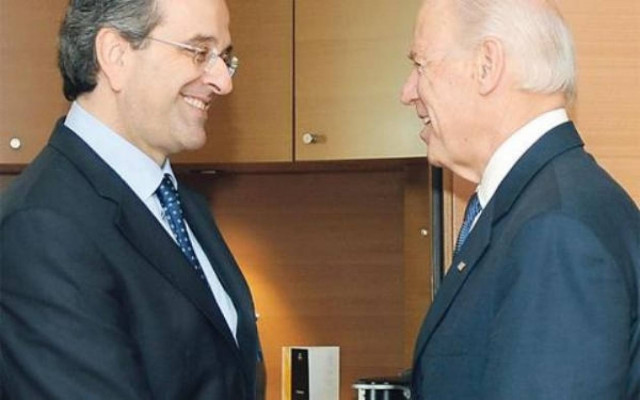 Αύριο η συνάντηση Σαμαρά-Μπάιντεν στον Λευκό Οίκο