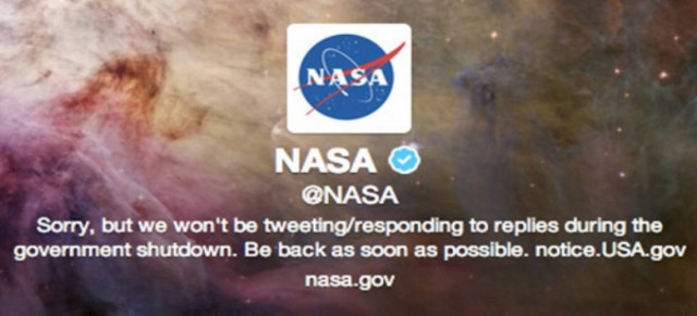 Η στάση πληρωμών στις ΗΠΑ επισκίασε τα γενέθλια της NASA