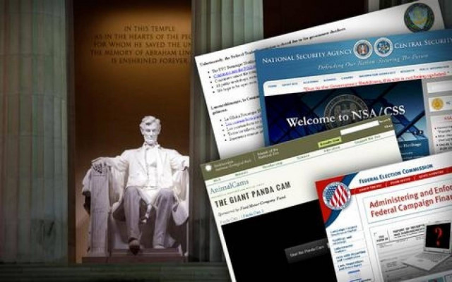 ΗΠΑ: Μαύρο και σε κρατικές ιστοσελίδες