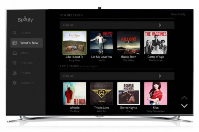 Η Samsung φέρνει τη μουσική υπηρεσία Spotify στη Smart TV