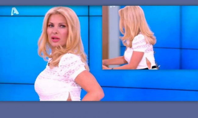 Ελένη Μενεγάκη: Βγήκε με ανοιχτό φερμουάρ! Ιδού η αποκάλυψη!