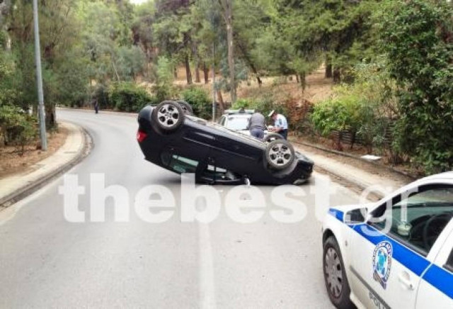 Τρελή πορεία αυτοκίνητου «σήκωσε στο πόδι» την Πάτρα