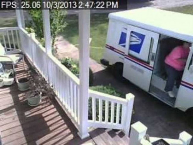 Η πιο τεμπέλα ταχυδρόμος της Αμερικής (vid)