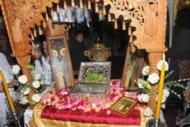 Στον Αγ. Γεώργιο Χαϊδαρίου μέχρι 30/10 τα λείψανα Αγ. Ραφαήλ