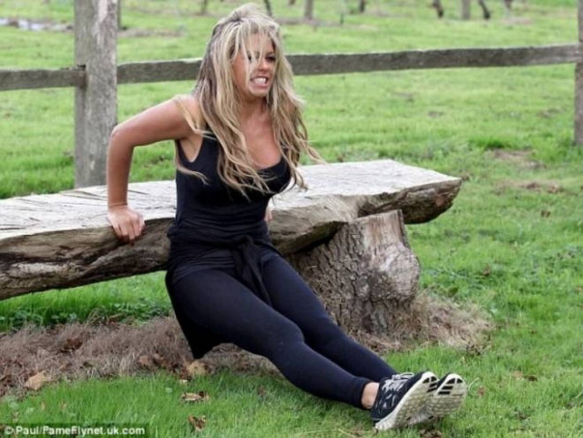 Γυμναστική με την κόρη του Γκασκόιν (photos)