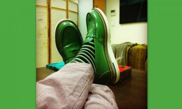 Τα πράσινα παπούτσια του…