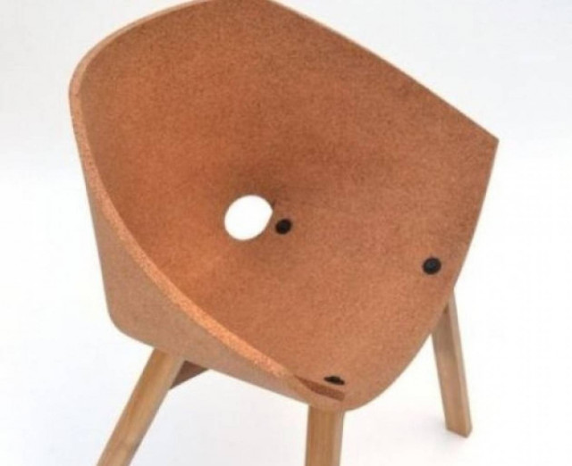 Corkigami: Μία eco friendly καρέκλα από φελλό