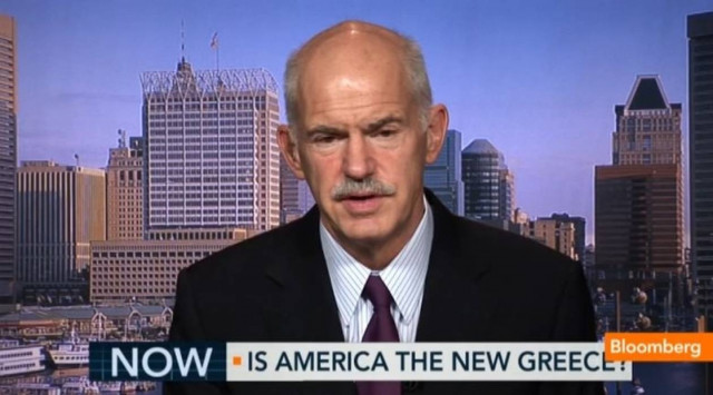 O Γιώργος Παπανδρέου «σκότωσε» τον παρουσιαστή του Bloomberg