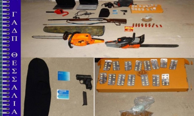 Βίντεο: Δείτε τι βρήκε η αστυνομία σε καταυλισμό στα Φάρσαλα