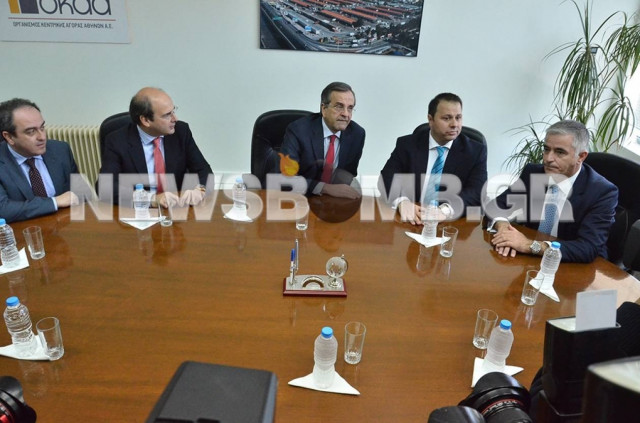 Ο Σαμαράς εγκαινιάζει την πρότυπη αγορά καταναλωτή στου Ρέντη (pics)