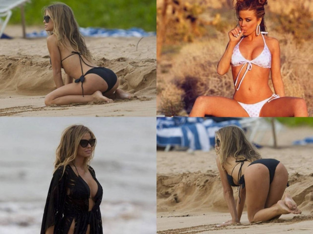 Η Carmen Electra «ανάβει» φωτιές στην άμμο!