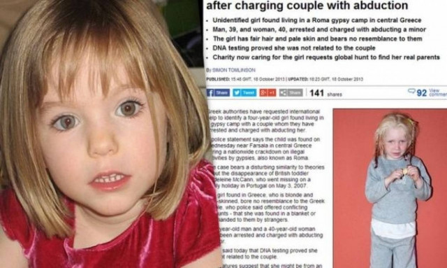 Πρώτο θέμα στα ξένα δίκτυα: Η ομοιότητα με την Μαντλίν