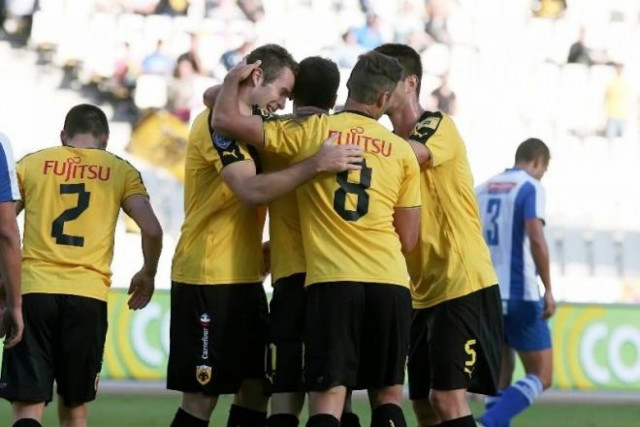 Σε ρυθμούς προπόνησης η ΑΕΚ, 3-0 τον Άγιο Νικόλαο