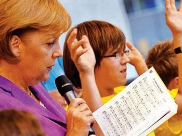 Μέρκελ: Αγαπώ το τραγούδι