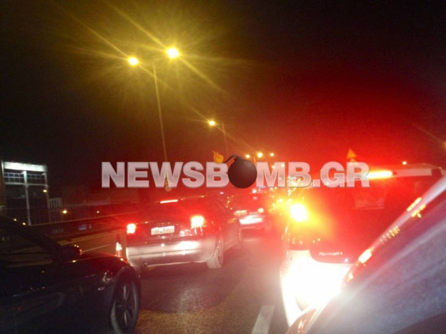 ΤΩΡΑ: Κυκλοφοριακό χάος στην Εθνική Οδό