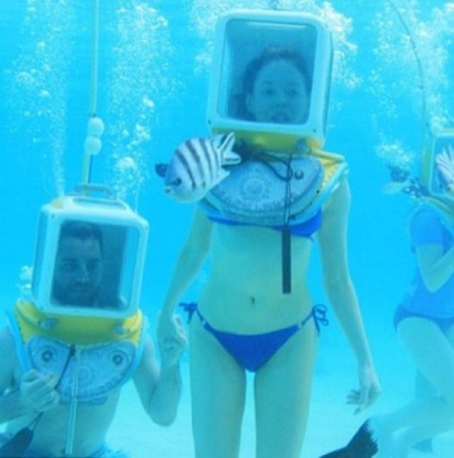 Ποια διάσημη ηθοποιός γιόρτασε τον μήνα του μέλιτος κάτω από το.. νερό