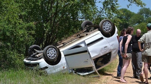 Χανιά: Τούμπαρε το αυτοκίνητο αλλά σώθηκε!