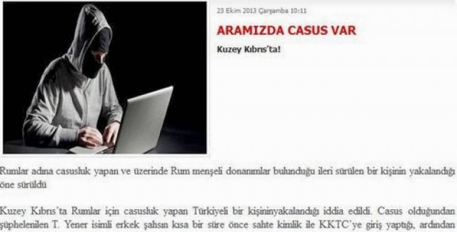 Τούρκος κατάσκοπος φυλακίστηκε στην Κατεχόμενη Κύπρο