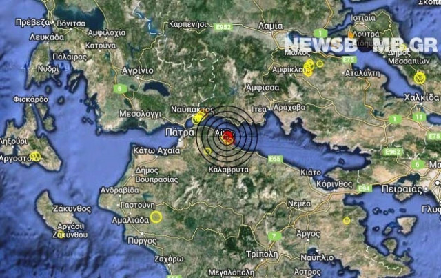 Σεισμός 3,2 Ρίχτερ στο Αίγιο