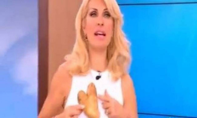 Tώρα και παραγωγή πατάτας… Ελένη Μενεγάκη!