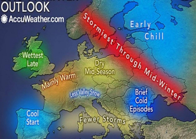 Τα νεότερα προγνωστικά στοιχεία για τον καιρό του φετινού χειμώνα