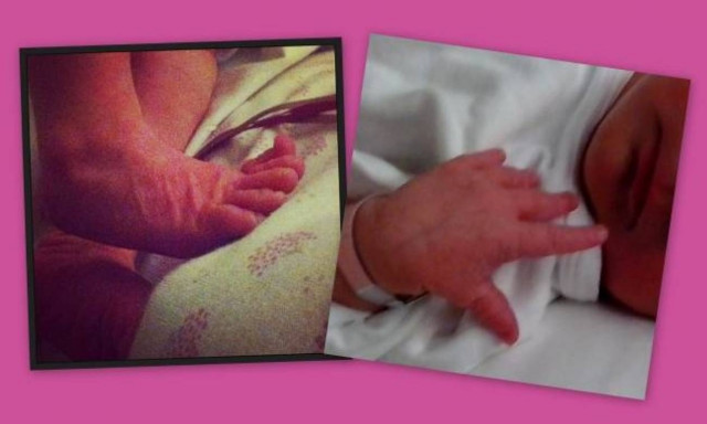 Οι πρώτες φωτογραφίες του μωρού της (φωτό)