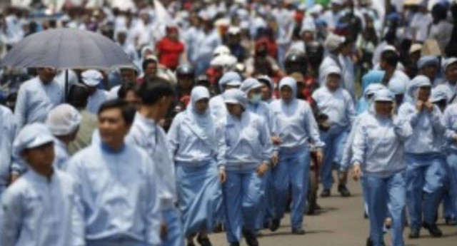 Γενική απεργία βιομηχανικών εργατών στην Ινδονησία